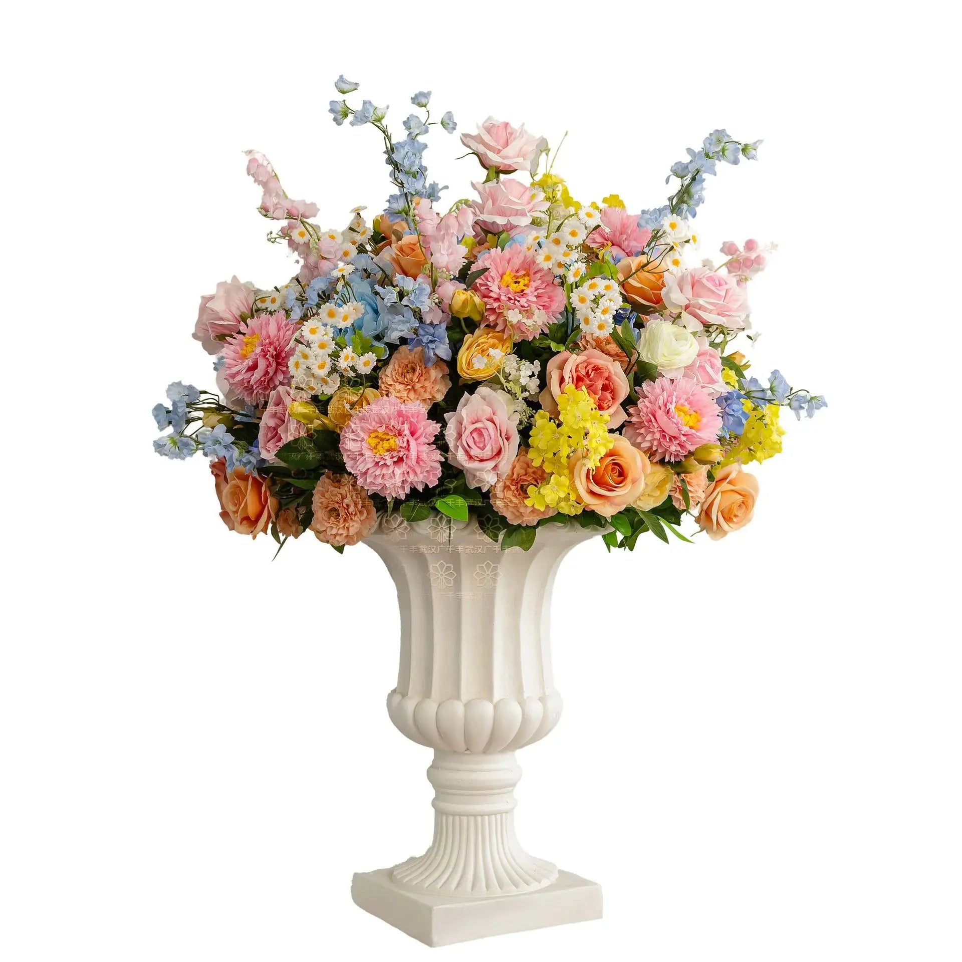 Wedding Props Roman Columns Flower Pots Artificial Flower Balls Wedding Roadlights Flower Shop Windows Opening Event Decorations